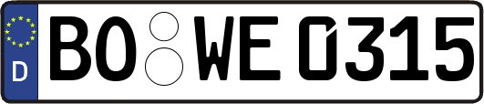 BO-WE0315