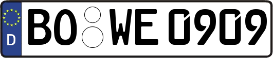 BO-WE0909