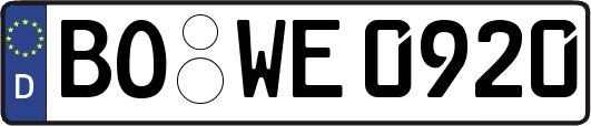 BO-WE0920