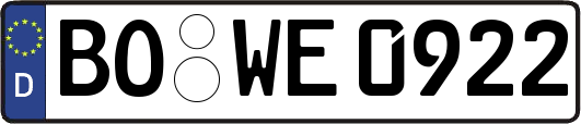 BO-WE0922