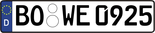 BO-WE0925