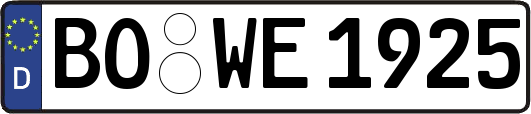 BO-WE1925
