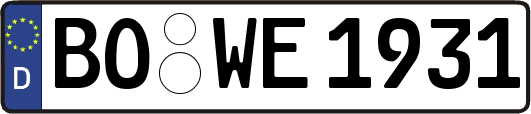 BO-WE1931