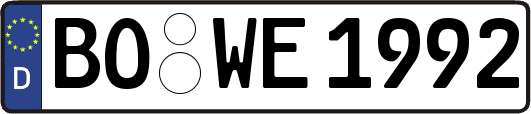 BO-WE1992