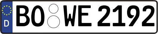 BO-WE2192