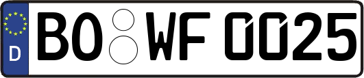 BO-WF0025