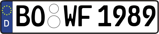 BO-WF1989
