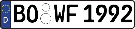 BO-WF1992