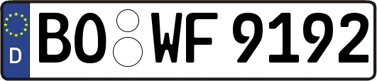 BO-WF9192