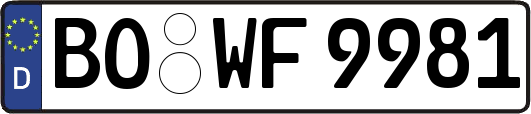 BO-WF9981