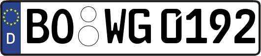 BO-WG0192