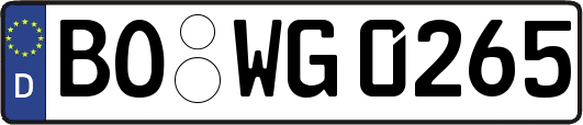 BO-WG0265