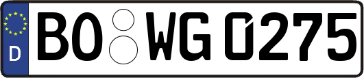 BO-WG0275