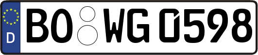 BO-WG0598