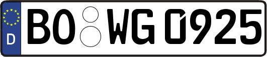 BO-WG0925