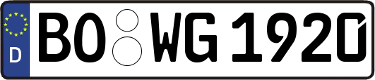BO-WG1920