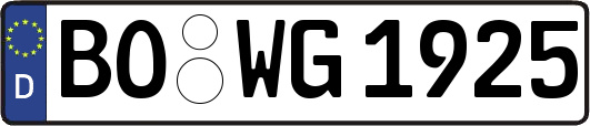 BO-WG1925