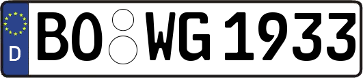 BO-WG1933