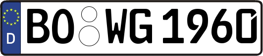 BO-WG1960