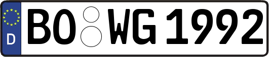 BO-WG1992