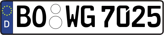 BO-WG7025