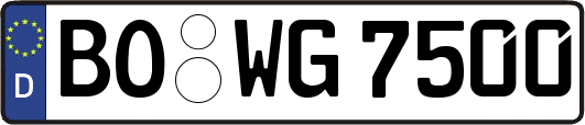 BO-WG7500