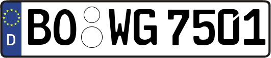 BO-WG7501