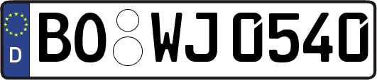 BO-WJ0540
