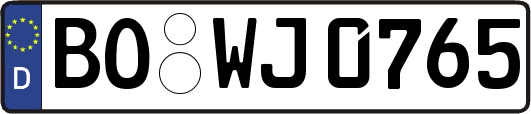 BO-WJ0765