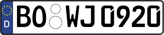 BO-WJ0920