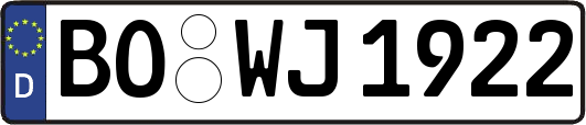 BO-WJ1922
