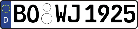 BO-WJ1925