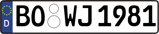 BO-WJ1981