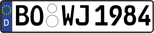 BO-WJ1984