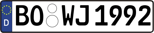 BO-WJ1992