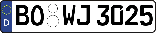BO-WJ3025