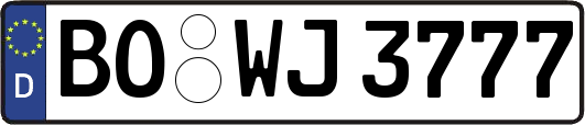 BO-WJ3777