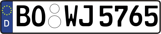 BO-WJ5765