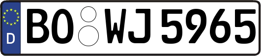 BO-WJ5965
