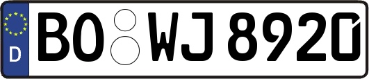 BO-WJ8920