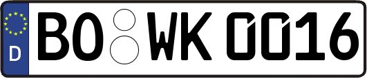 BO-WK0016