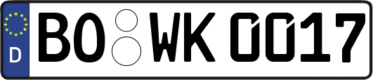 BO-WK0017