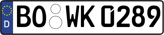 BO-WK0289
