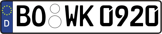 BO-WK0920