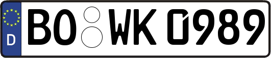 BO-WK0989
