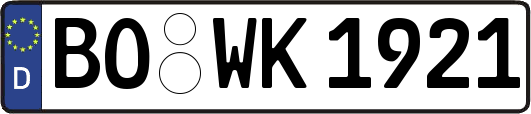 BO-WK1921