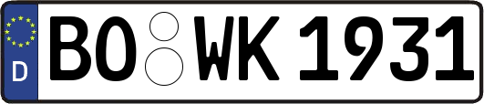 BO-WK1931