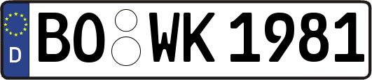 BO-WK1981