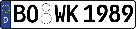 BO-WK1989