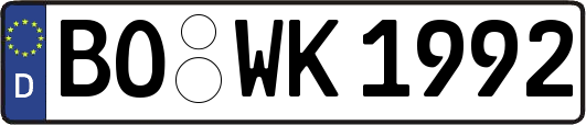 BO-WK1992